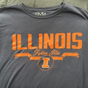 Navy University Of Illinois Shirt Men’s Large